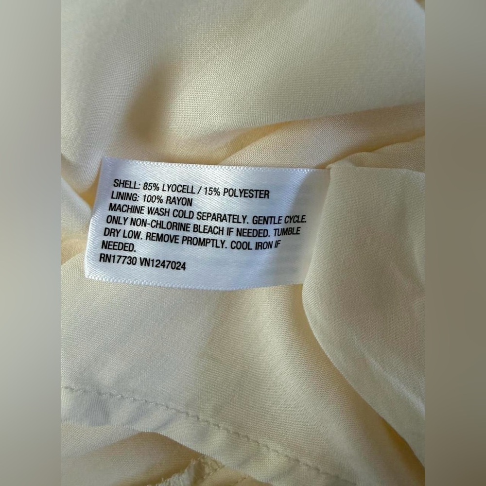 Future Collective cream maxi skirt with zipper and pleated detailing. - Picture 6 of 6